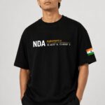 NDA Khadakwasla Coordinates Oversized T-Shirt – Future Officer Edition