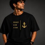 Ready • Aim • Sink Oversized T-Shirt – Naval Warfare Edition