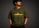 Indian Navy Warship Oversized T-Shirt – Guardians of the Seas Edition